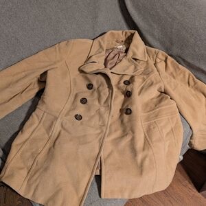 St. John's Bay Classic Camel Pea Coat
